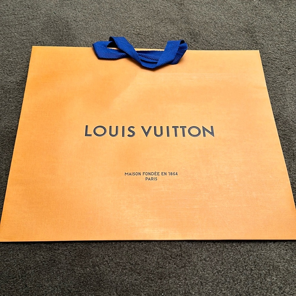 Louis Vuitton paper shopping bag new